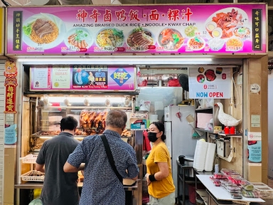 Amazing Braised Duck Rice Noodle Kway Chap